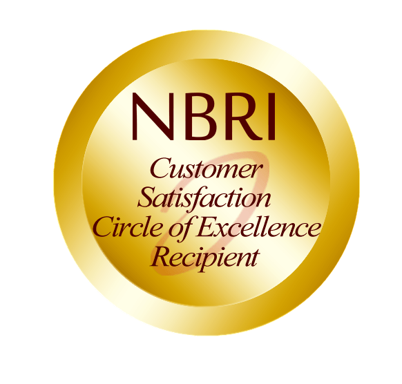 NBRI Customer Satisfaction Circle of Excellence Recipient