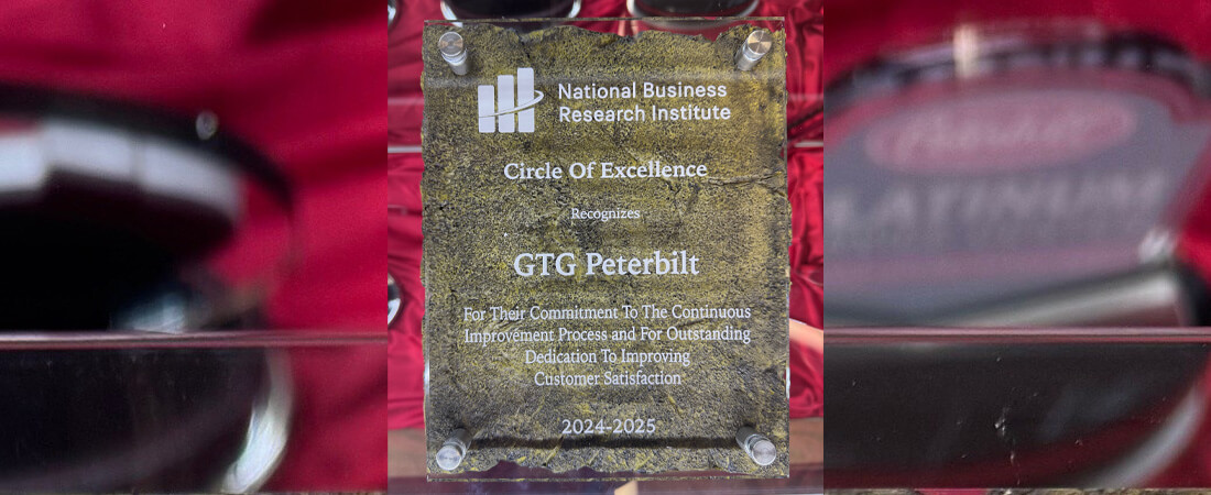GT Peterbilt Recieves Circle of Excellence Award